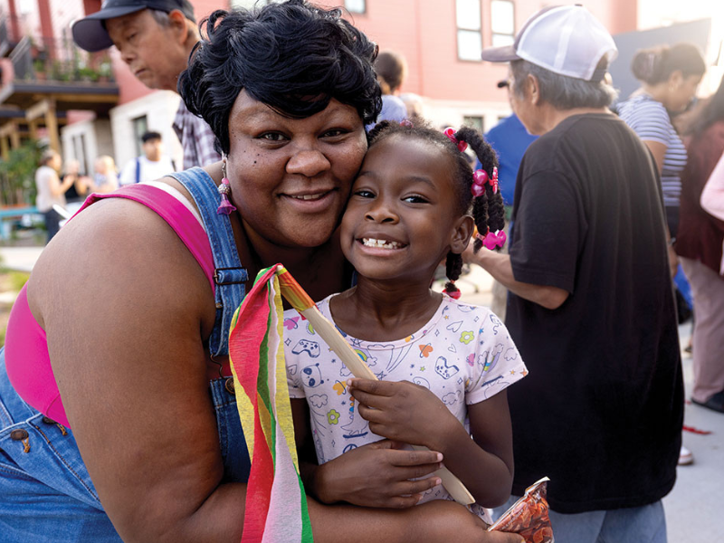 Residents at the Bayview Back-to-School Event. August, 2024. Credit: Bayview Foundation. Residents at the Bayview Back-to-School Event. August, 2024. Credit: Bayview Foundation.