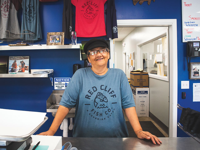 The Red Cliff Fish Company is entirely owned and operated by the tribe. As their website explains, "fishing is more than what we do - it's at the center of who we are." Credit: Amy Heeter. The Red Cliff Fish Company is entirely owned and operated by the tribe. As their website explains, "fishing is more than what we do - it's at the center of who we are." Credit: Amie Heeter.