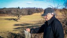 Richard Quinney at his family farm near Elkhorn, 2017. Photo by TJ Lambert/Stages Photography