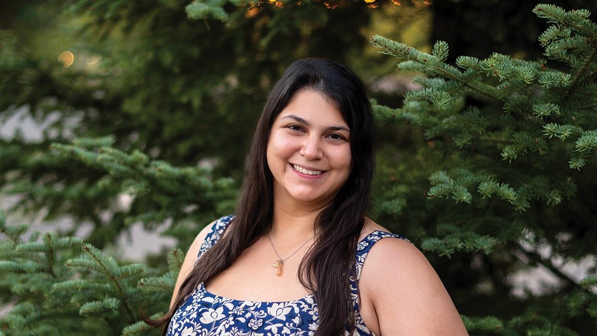 Sara Smith, the Midwest Tribal Climate Resilience liaison at the College of Menominee Nation. Photo by Delta Rae Photography