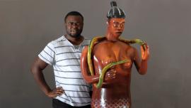 Internationally renowned coffin maker Eric Adjetey Anang is part of a vanguard of immigrant and first-generation American artists who call Wisconsin home. Steven J. Erickson, 2017.